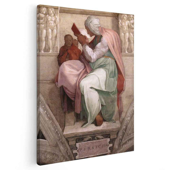 Sistine Chapel Ceiling: The Persian Sibyl (1511) by Michelangelo