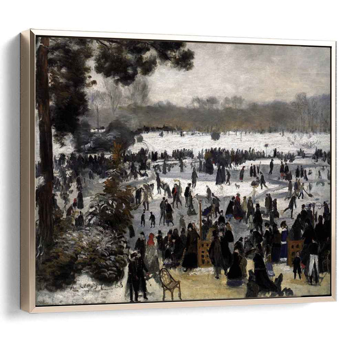 Skaters in the Bois de Boulogne (1868) by Pierre-Auguste Renoir