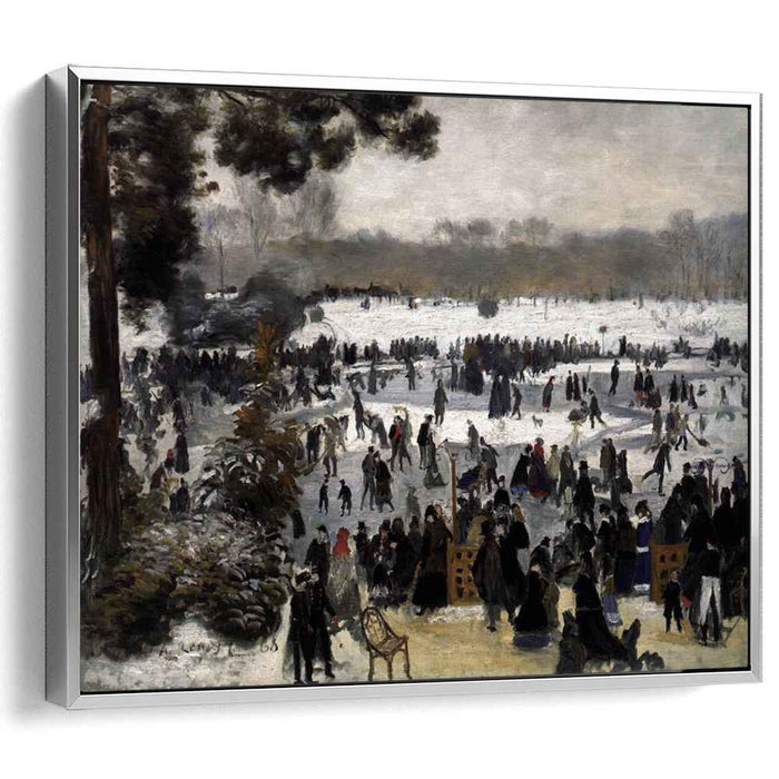 Skaters in the Bois de Boulogne (1868) by Pierre-Auguste Renoir