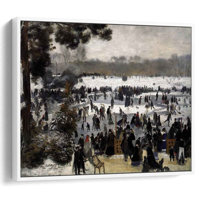 Skaters in the Bois de Boulogne (1868) by Pierre-Auguste Renoir