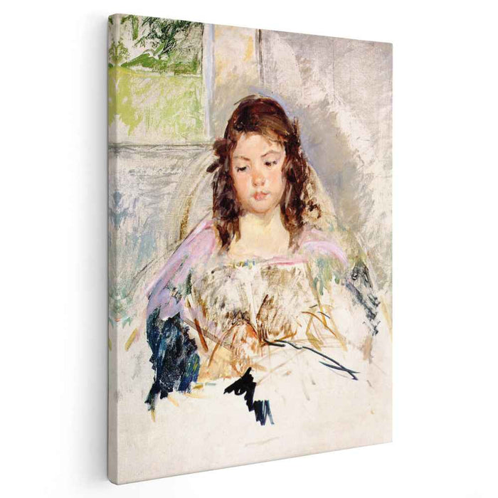 Sketch for 'Francoise in a Round Backed Chair, Reading' or 'A Girl in Pink' by Mary Cassatt