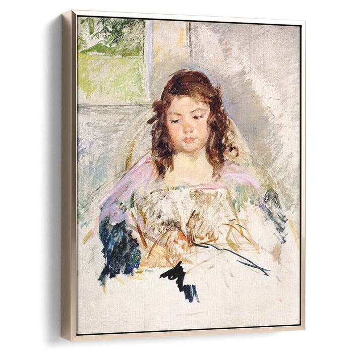 Sketch for 'Francoise in a Round Backed Chair, Reading' or 'A Girl in Pink' by Mary Cassatt