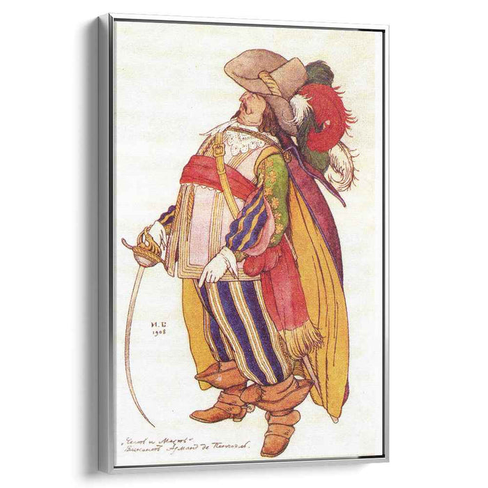 Sketch for the spectacle, Honor and Revenge, by Fiodor Sollogub by Ivan Bilibin