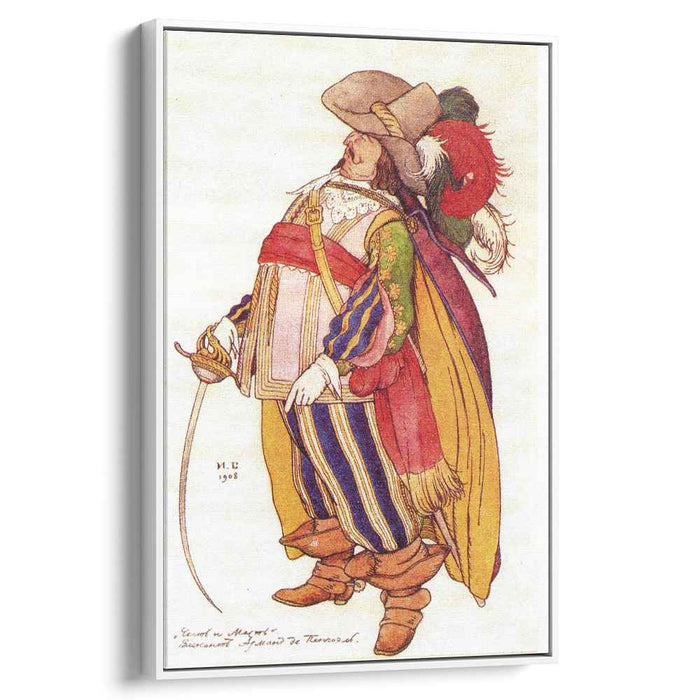 Sketch for the spectacle, Honor and Revenge, by Fiodor Sollogub by Ivan Bilibin