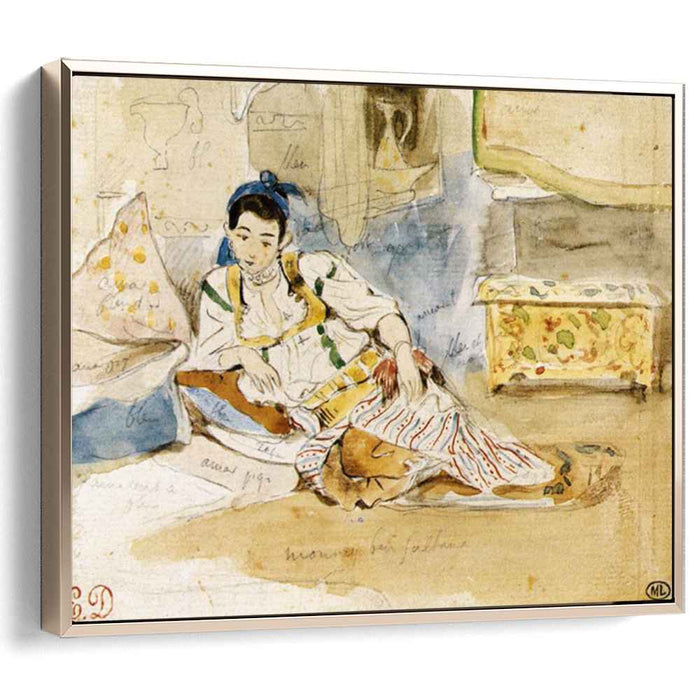 Sketch for the Women of Algiers (1832) by Eugene Delacroix