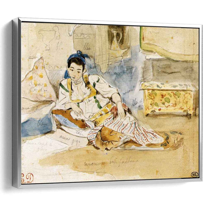 Sketch for the Women of Algiers (1832) by Eugene Delacroix