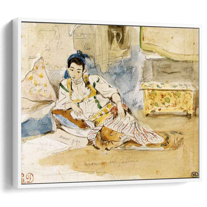 Sketch for the Women of Algiers (1832) by Eugene Delacroix