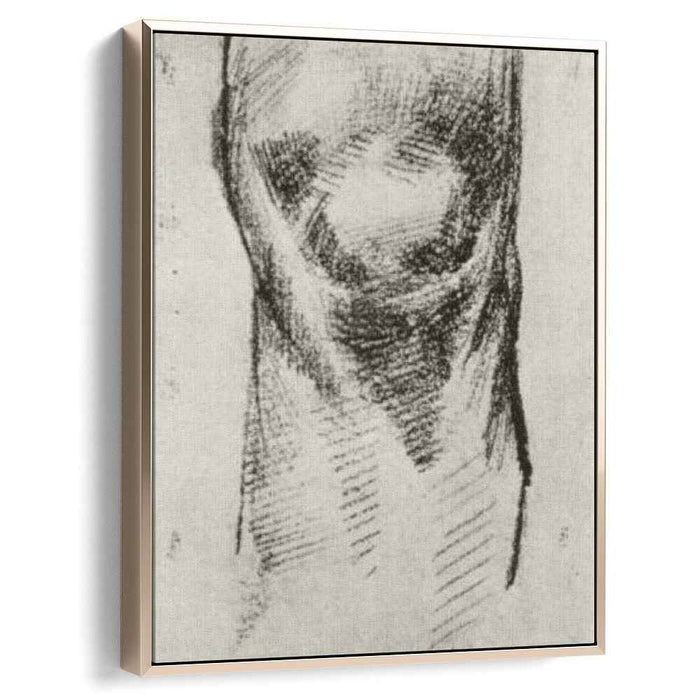 Sketch of a Knee (1886) by Vincent van Gogh