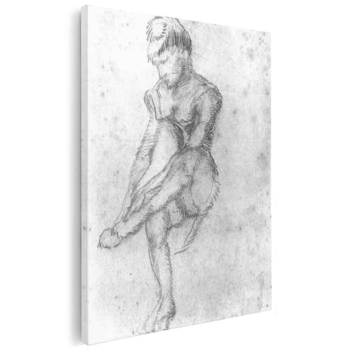 Sketch of a Seated Woman (1888) by Vincent van Gogh