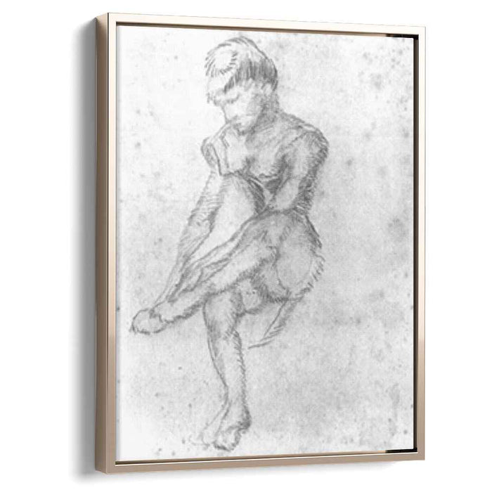 Sketch of a Seated Woman (1888) by Vincent van Gogh