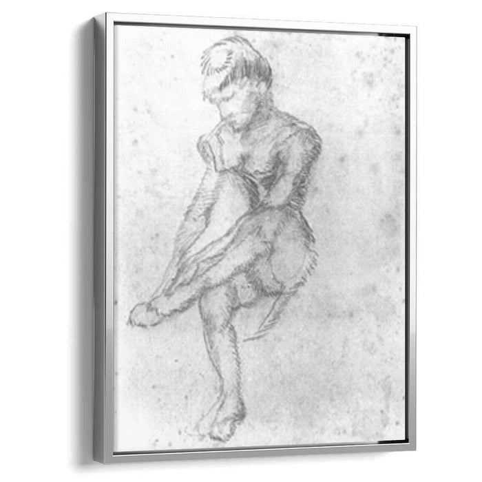 Sketch of a Seated Woman (1888) by Vincent van Gogh