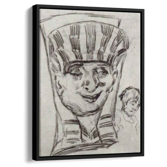 Sketch of an Eroded Garden-Wall Ornament (1890) by Vincent van Gogh