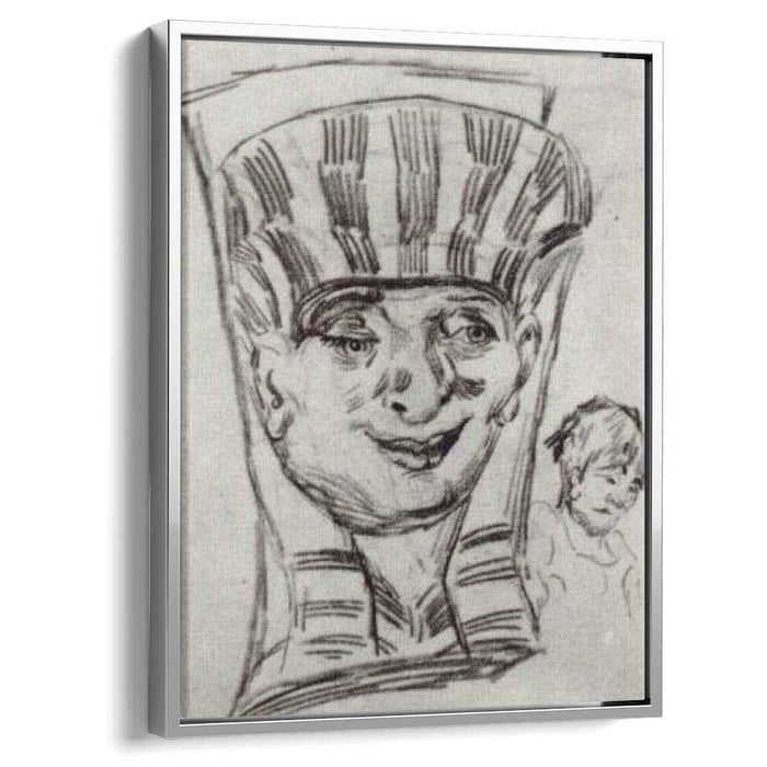 Sketch of an Eroded Garden-Wall Ornament (1890) by Vincent van Gogh