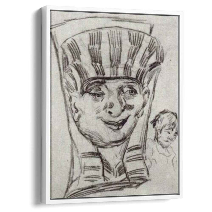 Sketch of an Eroded Garden-Wall Ornament (1890) by Vincent van Gogh