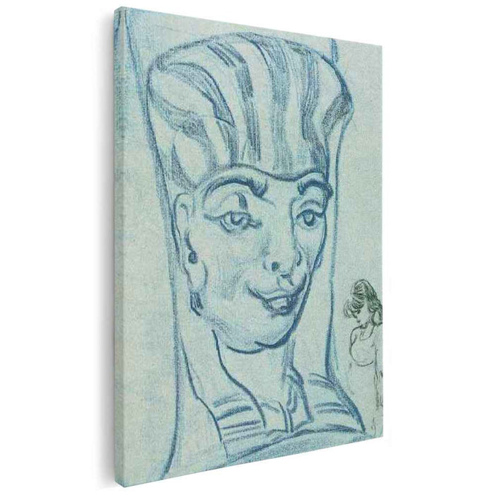 Sketch of an Eroded Garden-Wall Ornament (1890) by Vincent van Gogh