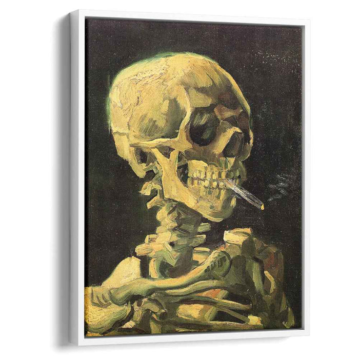skeleton with a burning cigarette Skull with Burning Cigarette (1885) by Vincent van Gogh skeleton with a burning cigarette Skull with Burning Cigarette (1885) by Vincent van Gogh