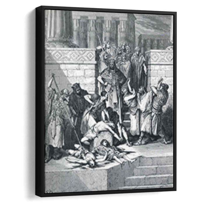 Slaughter of the Sons of Zedekiah before their Father (1866) by Gustave Dore