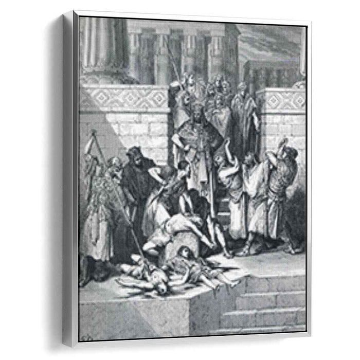 Slaughter of the Sons of Zedekiah before their Father (1866) by Gustave Dore