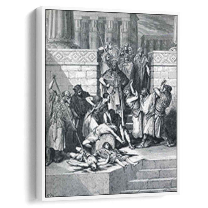 Slaughter of the Sons of Zedekiah before their Father (1866) by Gustave Dore