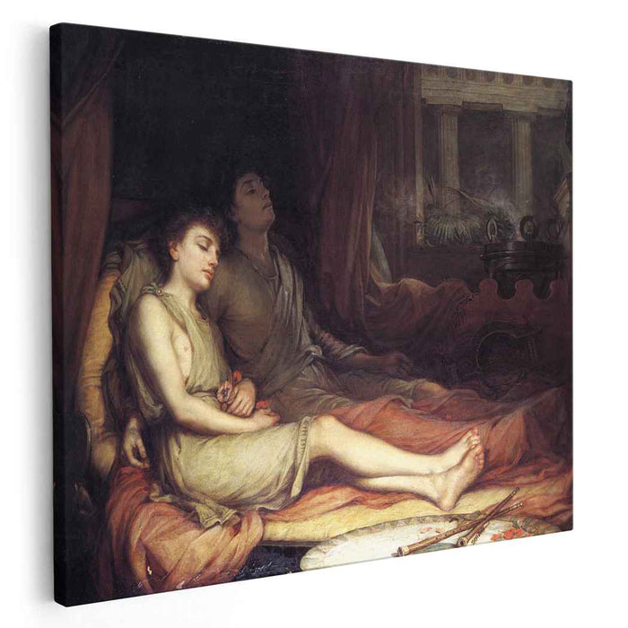 Sleep and His Half Brother Death (1874) by John William Waterhouse