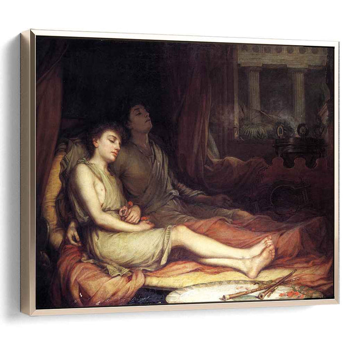 Sleep and His Half Brother Death (1874) by John William Waterhouse