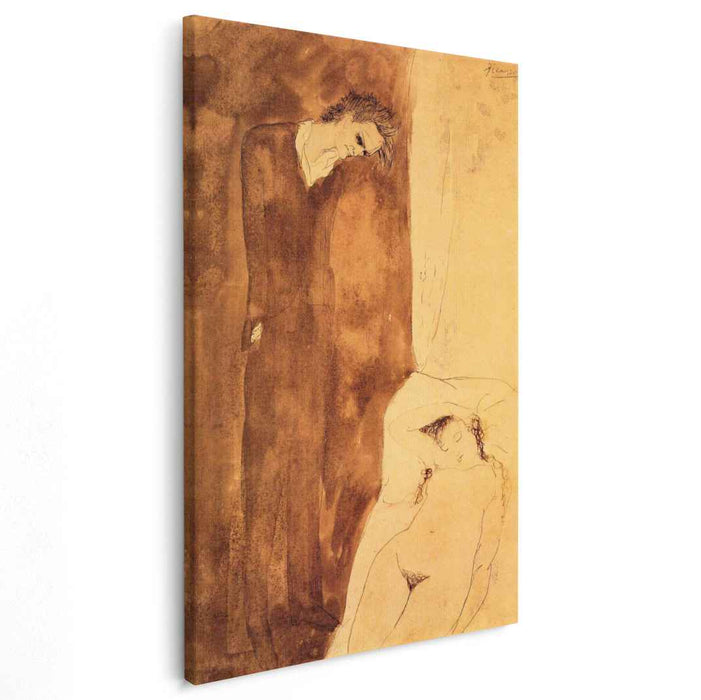 Sleeping nude (1904) by Pablo Picasso