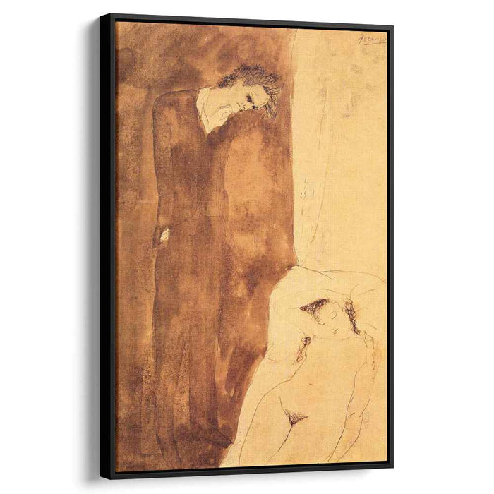 Sleeping nude (1904) by Pablo Picasso