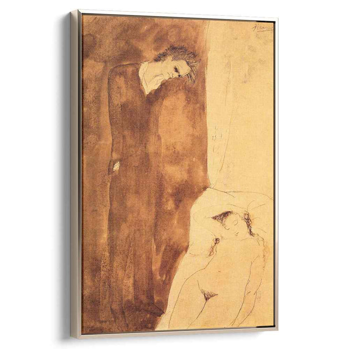 Sleeping nude (1904) by Pablo Picasso