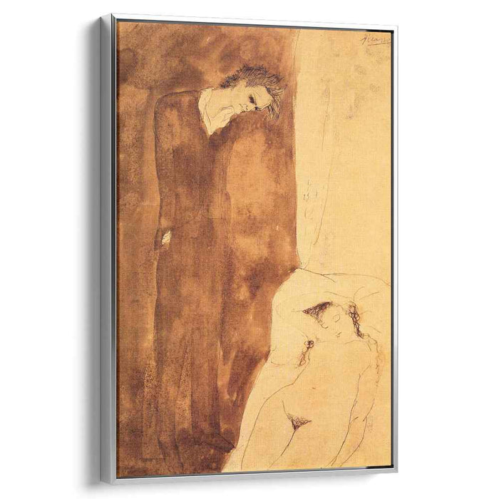 Sleeping nude (1904) by Pablo Picasso