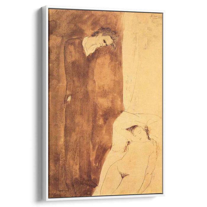 Sleeping nude (1904) by Pablo Picasso