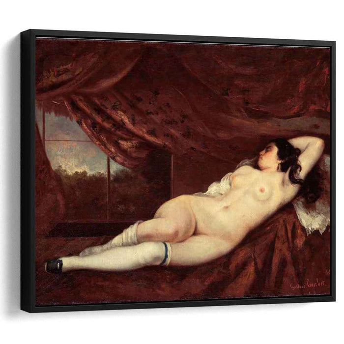 Sleeping Nude Woman (1862) by Gustave Courbet