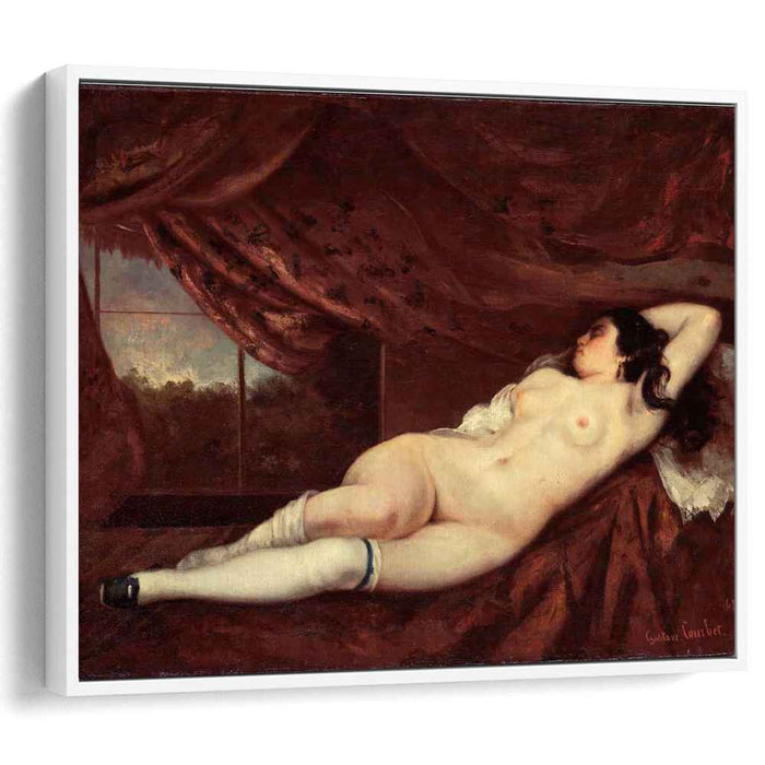 Sleeping Nude Woman (1862) by Gustave Courbet