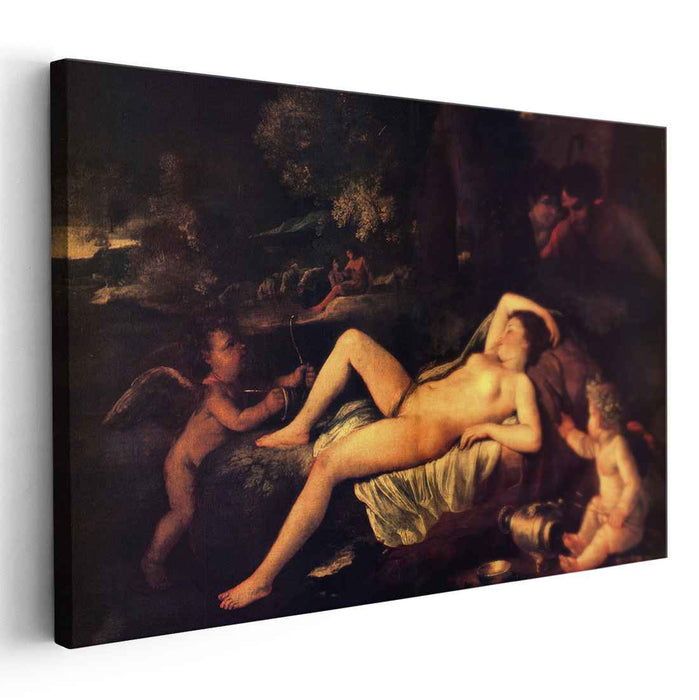 Sleeping Venus and Cupid (1630) by Nicolas Poussin