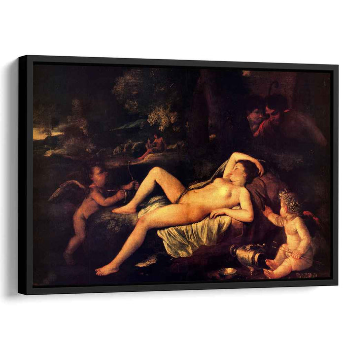 Sleeping Venus and Cupid (1630) by Nicolas Poussin