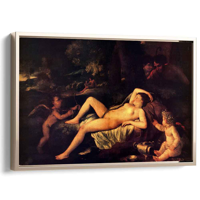 Sleeping Venus and Cupid (1630) by Nicolas Poussin