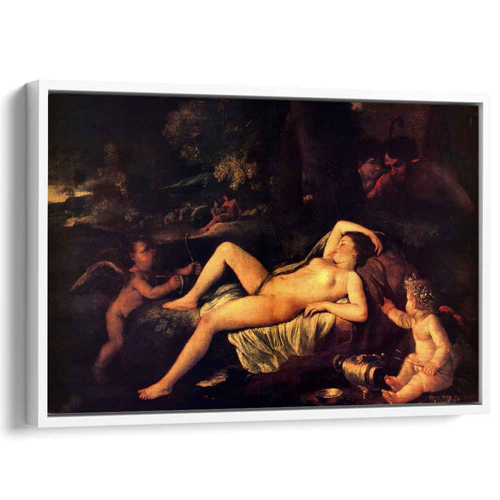 Sleeping Venus and Cupid (1630) by Nicolas Poussin
