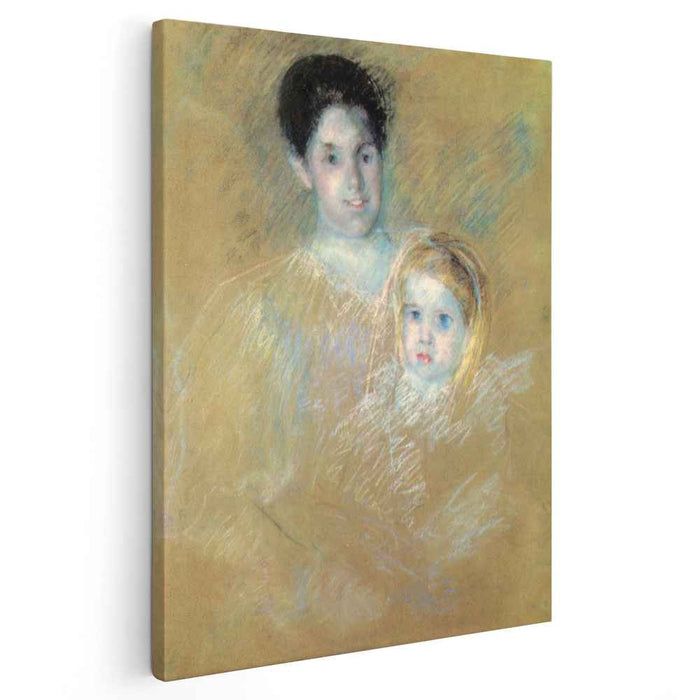 Smiling Mother with Sober Faced Child (1894) by Mary Cassatt