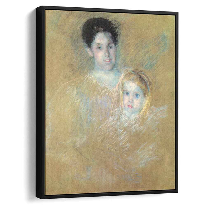 Smiling Mother with Sober Faced Child (1894) by Mary Cassatt