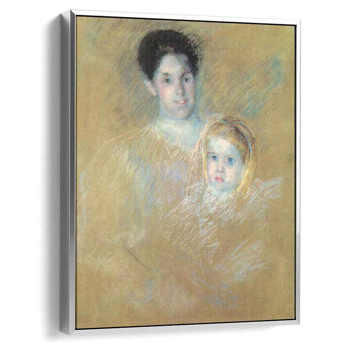 Smiling Mother with Sober Faced Child (1894) by Mary Cassatt