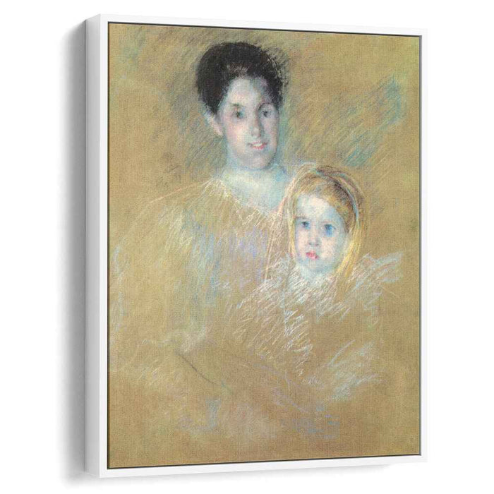 Smiling Mother with Sober Faced Child (1894) by Mary Cassatt