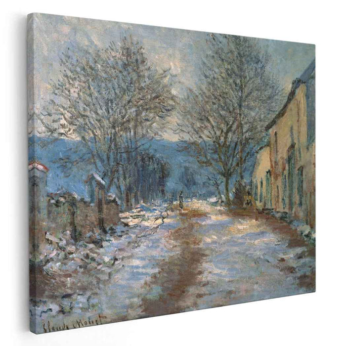 Snow Effect at Limetz (1886) by Claude Monet