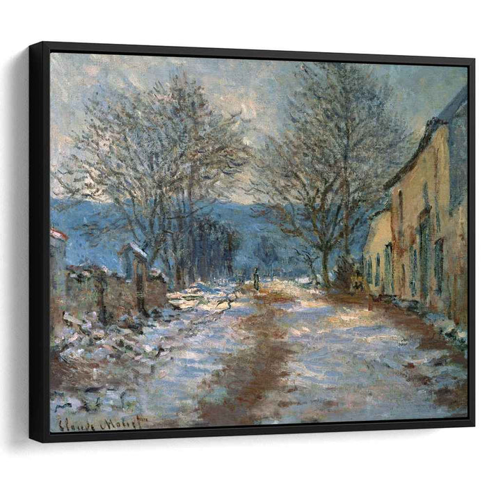 Snow Effect at Limetz (1886) by Claude Monet