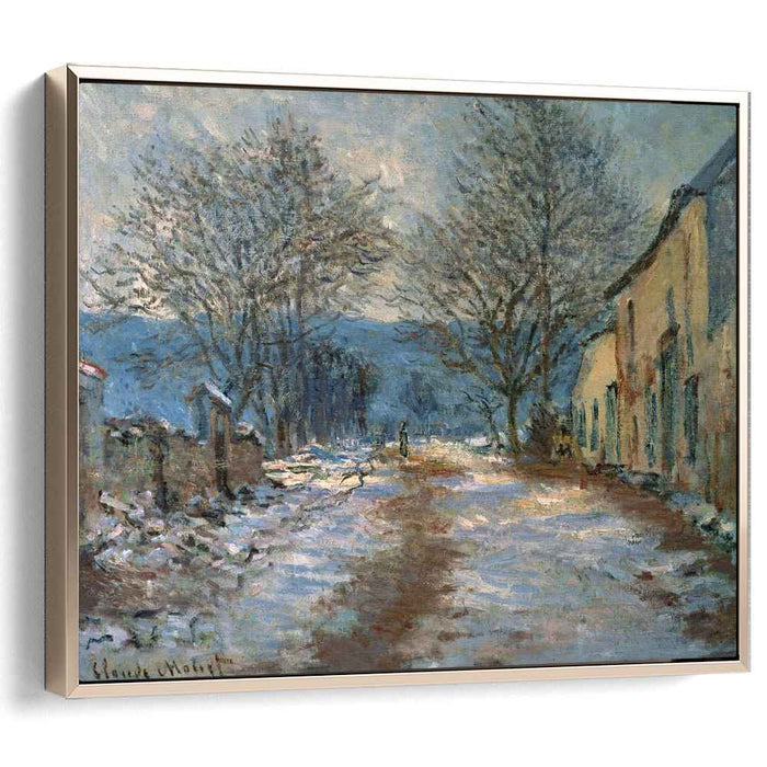 Snow Effect at Limetz (1886) by Claude Monet