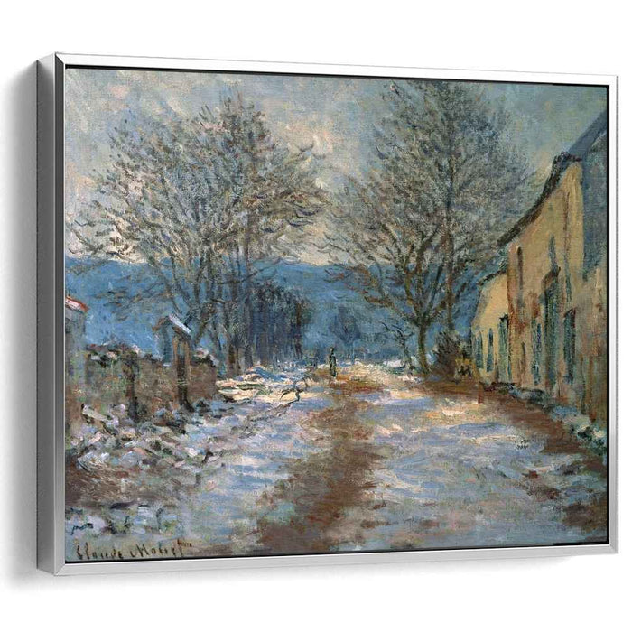 Snow Effect at Limetz (1886) by Claude Monet