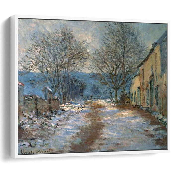 Snow Effect at Limetz (1886) by Claude Monet