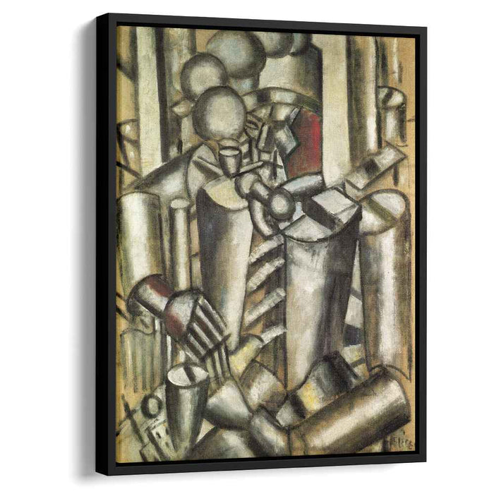 Soldier with a pipe (1916) by Fernand Leger