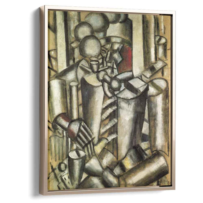 Soldier with a pipe (1916) by Fernand Leger
