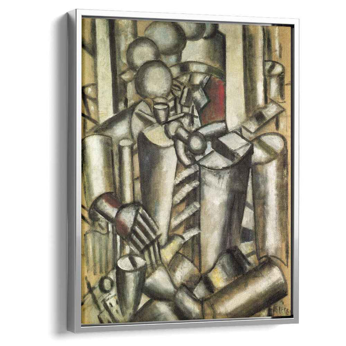 Soldier with a pipe (1916) by Fernand Leger
