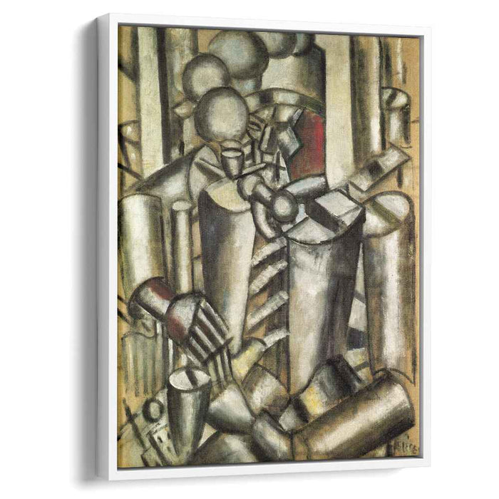 Soldier with a pipe (1916) by Fernand Leger