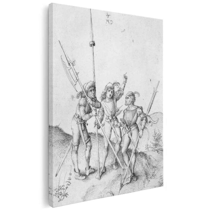 Soldiers (1489) by Albrecht Durer